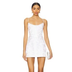 SAU LEE Joey Dress in White
